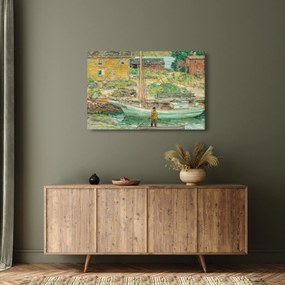 Tablou - Childe Hassam, Oyster Sloop, Cos Cob, reproducere (90x60 cm)