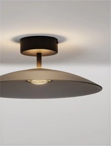 Plafoniera LED design modern POLIFEMO fumuriu, 40cm