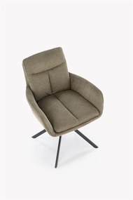 Set 6 scaune rotative K536 stofa olive