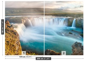 Fototapet Cascada Goðafoss