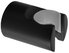 Suport pentru capul de duș negru mat din alamă ø 3,5 cm – Sapho