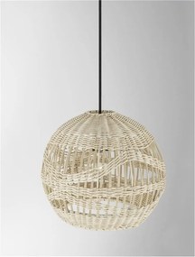 Lustra / Pendul modern design natural ratan MARLO D-30cm