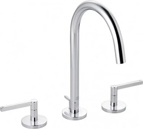 Baterie lavoar Kludi Nova Fonte Puristic crom 3 elemente
