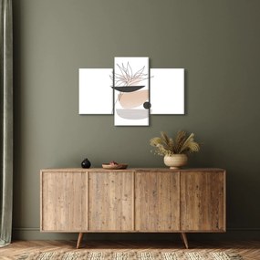 Tablou - Linie de artă flori N⁰1 (90x60 cm)