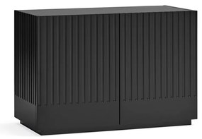 Comodă neagră joasă 100x70 cm Doric – Teulat