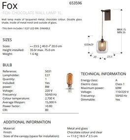 Aplica moderna dimabila Fox SV-653596