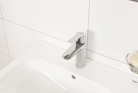 Baterie lavoar Grohe Start , 3/8'', marimea M, monocomanda, cartus ceramic, evacuare push to open, crom-24204002