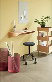 Masă consolă în culoare naturală din lemn de stejar 34x43 cm Stack – Hübsch