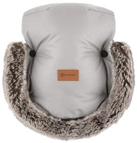 SET sac pentru cărucior 4 în 1 PETITE&MARS ARCTIC + mănuși pentru cărucior Champagne Shower