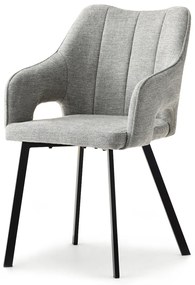 Scaun Carl (gri + negru). 1111024