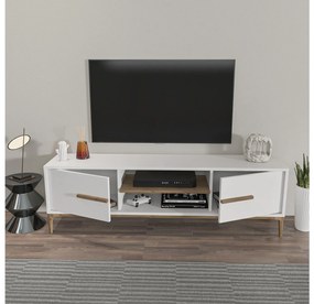 Dulap TV Eslametta (alb + Nuc). 1107292