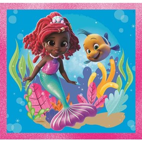 Prințesele Disney Junior Ariel Puzzle Clementoni de 3x48 piese