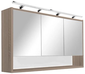 Dulap superior cu oglindă Luna 120, ulm Rauna