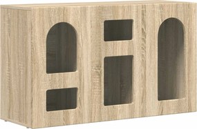 vidaXL Bufet Stejar Sonoma 100 x 35 x 59 cm Lemn compozit