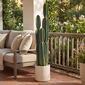 HOMCOM Plantă artificială cactus mare 111 cm, plante artificiale în ghiveci pentru birou și living | Aosom Romania