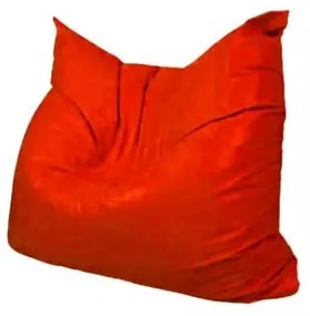 JAKS Pernă de șezut Puff 120 x 100 x 30 cm roșu