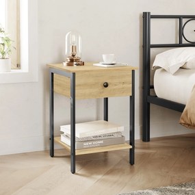 Masuta de cafea cu sertar TAYLOR ARTISAN 40x40 cm