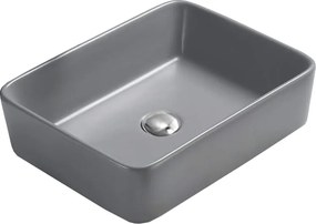 Mexen Catia chiuvetă de baie pe blat 48 x 37 cm, gri deschis mat - 21314861