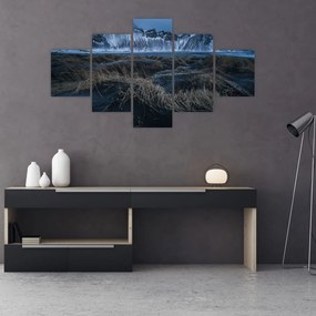 Tablou cu priveliște spre vărfurile Islanda (125x70 cm), în 40 de alte dimensiuni noi