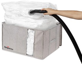 Cutie de depozitare cu vacuum Compactor Oxford, 210 l, gri