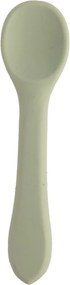 Lingură pentru copii verde salvie din silicon – Orion