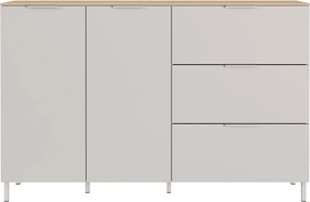 Comodă crem cu aspect mat 151x98x40 cm Savoca – Germania