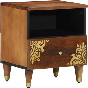 vidaXL Dulap de noapte Maro miere 40 x 33 x 46 cm Lemn de mango solid