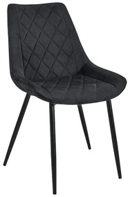 Scaun de sufragerie Sariel III (Negru). 1069575