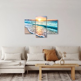 Tablou - Plaja de la mare (90x60 cm)