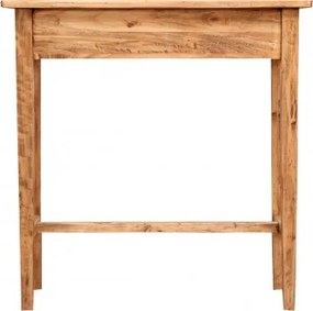 Masa consola, L73 36 H75 cm, natur antichizat, lemn masiv