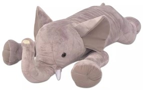 vidaXL Elefant de pluș de jucărie xxl, 120 cm