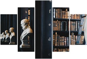 Tablou - La bibliotecă (150x105 cm)