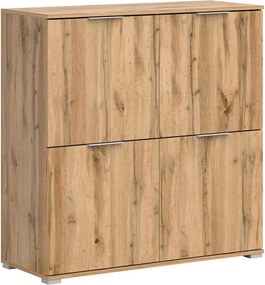 Comoda ZELE, stejar wotan, PAL laminat, 104x41x106 cm