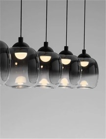 Lustra cu 5 pendule LED design modern ESSENTIAL