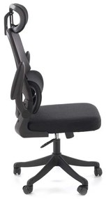 Scaun de birou Carlisle, negru