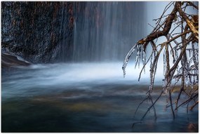 Tablou - Laguna de iarnă (90x60 cm)