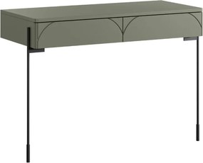 Consolă modernă/masă de toaletă Sonatia - Olive