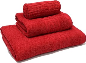 Set 3 prosoape de baie 70x130 cm, 50x90 cm, 30x50 cm, bumbac