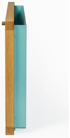 Masă extensibilă de perete Woodman Banti, albastru