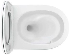 Omnires Ottawa vas wc cu capac soft-close agatat da da alb mat OTTAWACSPMWBM