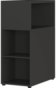 Bibliotecă gri antracit 80x120 cm Mailand – Germania