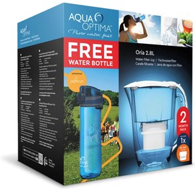 Aqua Optima Oria 2,8 l-es víztartály, 60 napos szűrő, 600 ml-es vizes palack