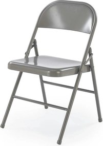 Scaun K565, gri, metal, 46x47x75 cm