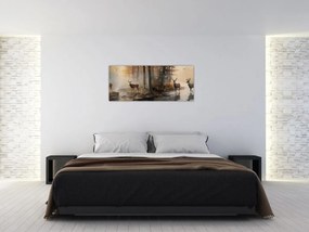 Tablou - Vintage pictura wildlife (120x50 cm)