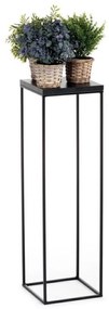 Suport pentru flori BASICLOFT 80x24 cm, negru