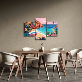 Tablou - Rulotă la ocean (90x60 cm)