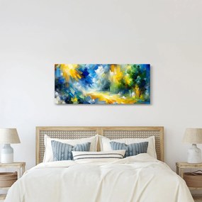 Tablou - Zi însorită abstractă (120x50 cm)
