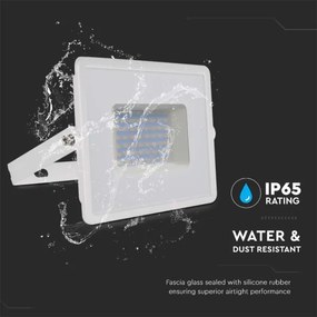 Proiector LED/50W/230V 6500K IP65 alb