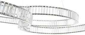 Lustra LED moderna design deosebit CHARMES 160A crom