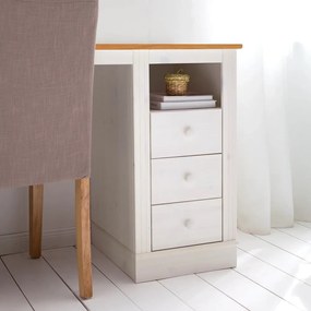 Birou cu blat din lemn de pin 50x140 cm Anita – Støraa